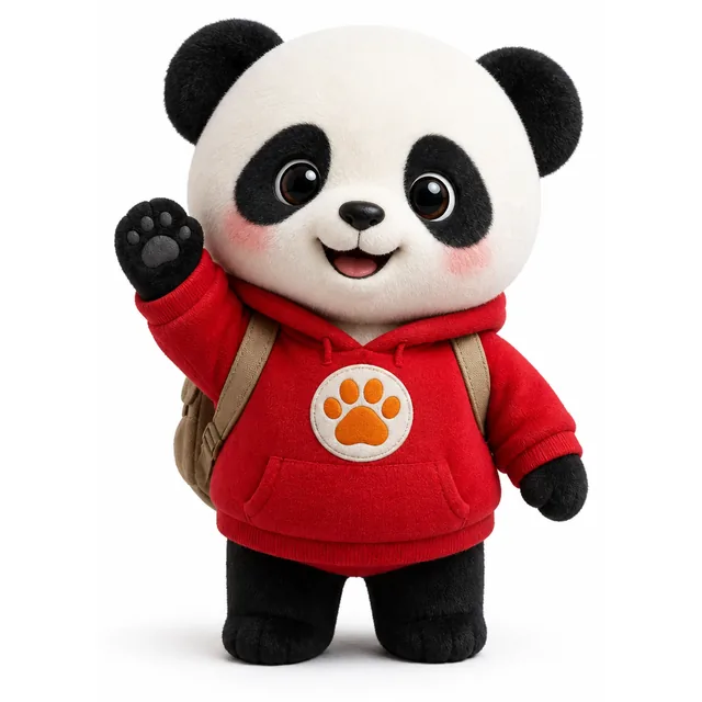 Studio visualisation of a mascot